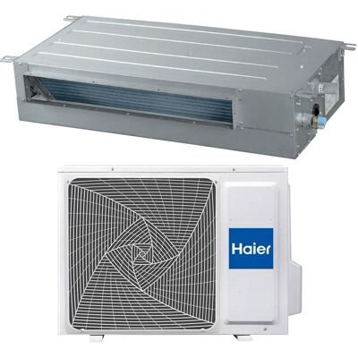 Climatiseur Gainable Haier Slim BP 30 Pa 2,5kW 9000BTU R32 WIFI - Publicité Climatiseur Gainable Haier Slim BP 30 Pa 2,5kW 9000BTU R32 WIFI - Publicité
