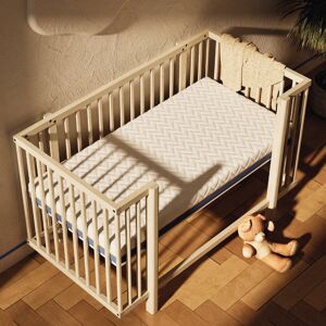 Matelas bebe 60x120 Tediber - Hypoallergenique & anti-acarien - Fabrique en France - Ideal de 0 a 5 ans - Alese bebe offerte