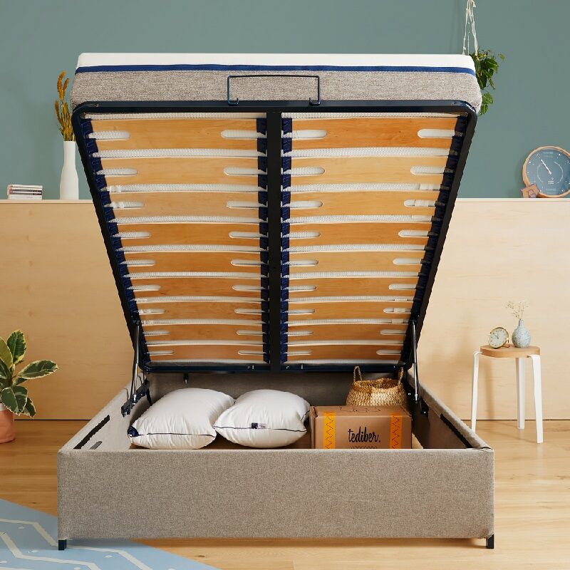 Tediber Lit Coffre - Livraison et retours gratuits. Marque Française. Reprise ancienne literie Tediber Lit Coffre - Livraison et retours gratuits. Marque Française. Reprise ancienne literie