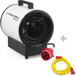 Trotec Aérotherme TDS 50 R + rallonge 20 m 400 V 2,5 mm²