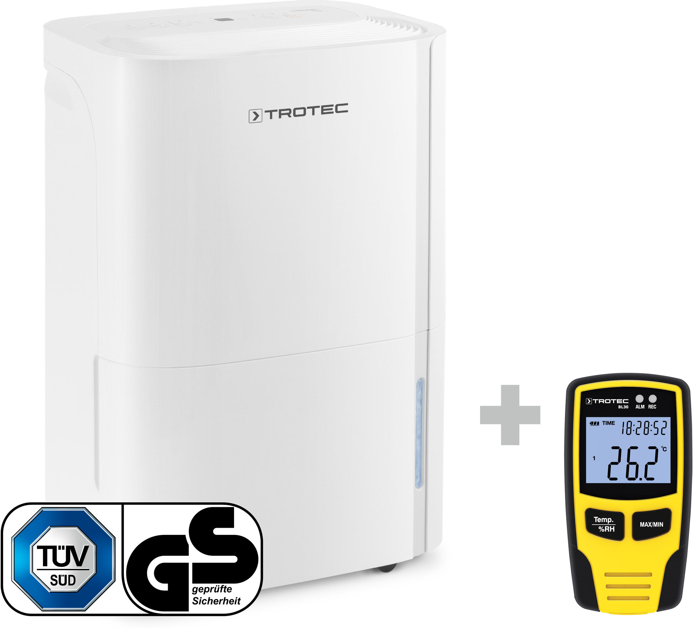 Notice d'utilisation, manuel d'utilisation et mode d'emploi Trotec Déshumidificateur TTK 54 E + Enregistreur de données BL30   