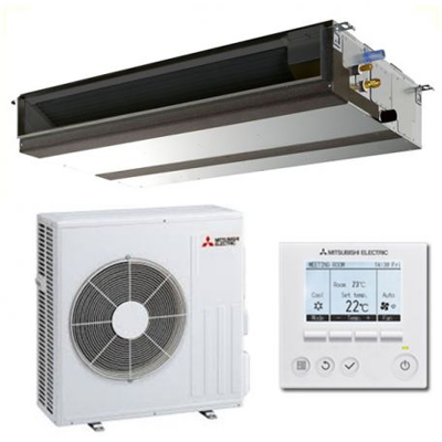 Pompe à Chaleur Inverter Gainable PEAD-M125JA / PUZ-M125VKA MITSUBISHI ELECTRIC - Publicité Pompe à Chaleur Inverter Gainable PEAD-M125JA / PUZ-M125VKA MITSUBISHI ELECTRIC - Publicité