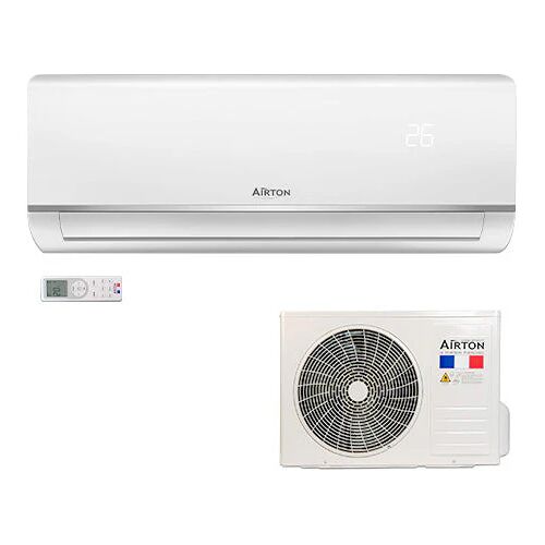 Airton Climatiseur réversible - Pompe à chaleur Air Air (PAC) 2500W (jusqu'à 30m²)