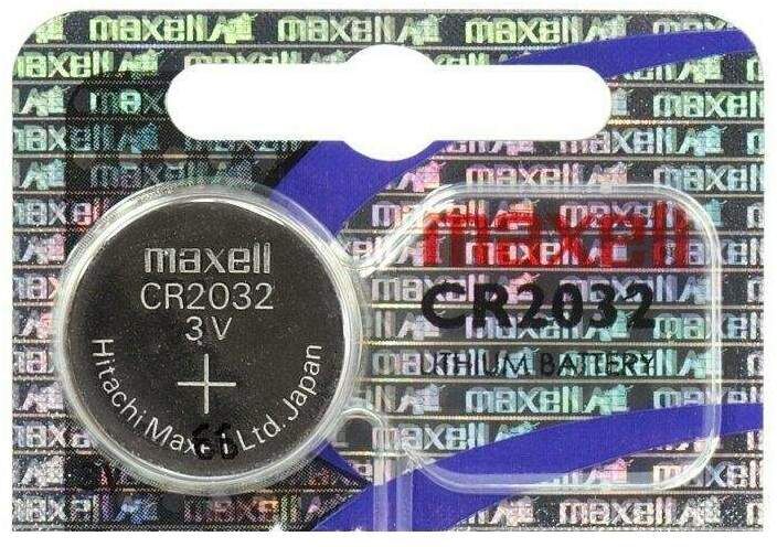 Pile CR2032 Maxell Bouton Lithium 3V