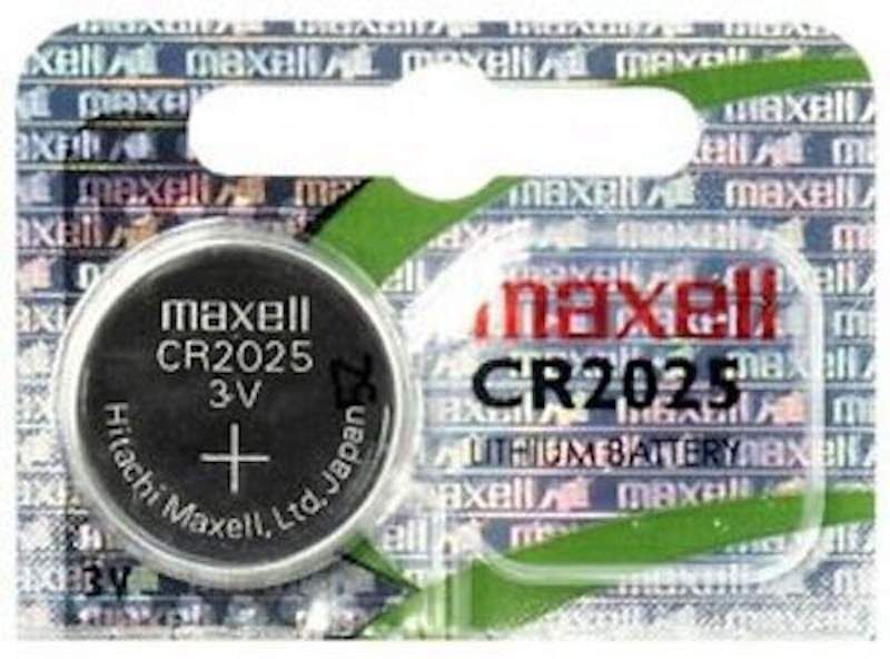 Pile CR2025 Maxell Bouton Lithium 3V