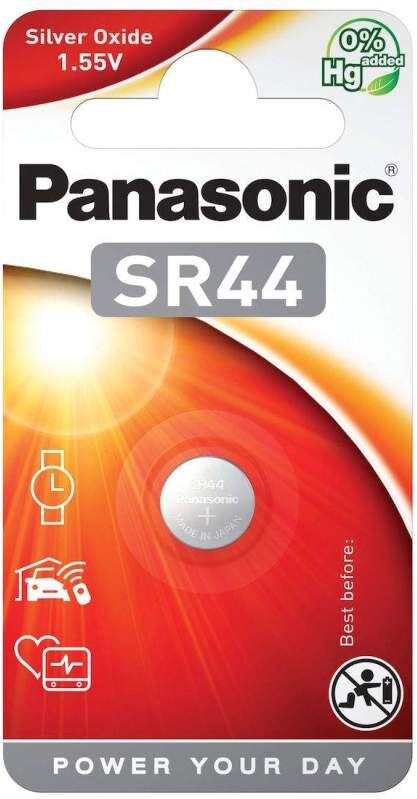 Pile SR44 / V76PX / 303 / 357 Panasonic Oxyde d'Argent 1,55V