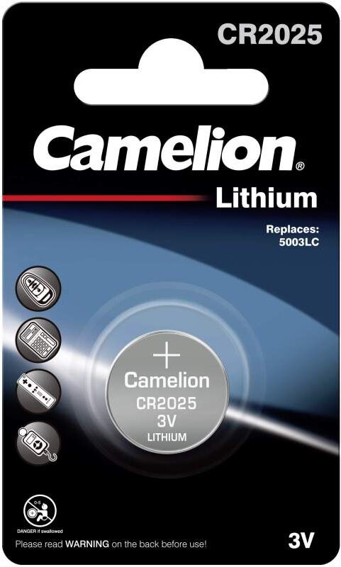 Pile CR2025 / 5003LC Camelion Bouton Lithium 3V