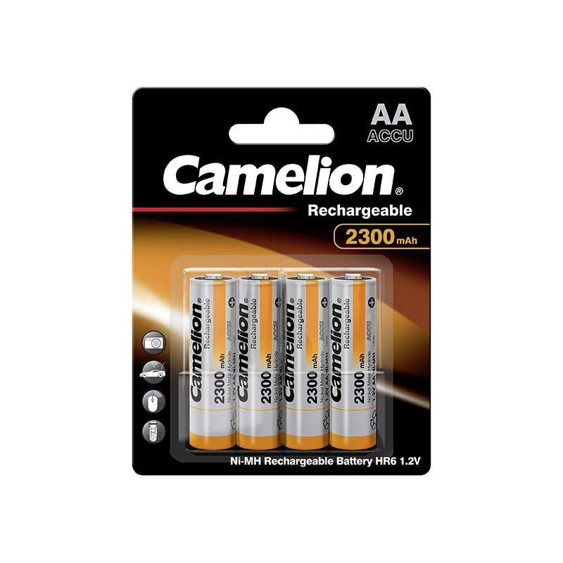 Camelion 4 Piles Rechargeables AA / HR6 2300mAh Camelion