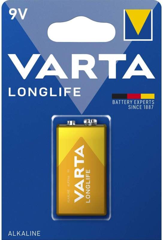 Pile Alcaline 9V / 6LR61 Varta LongLife