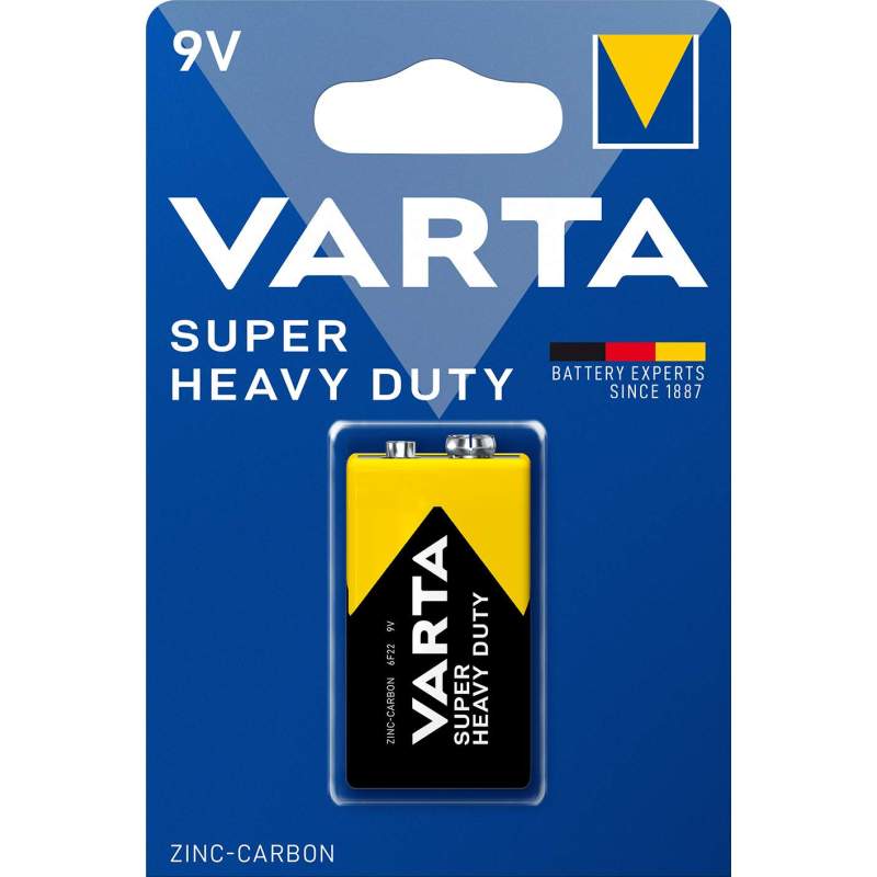 Varta Pile Saline 9V / 6LR61 Varta Super Heavy Duty