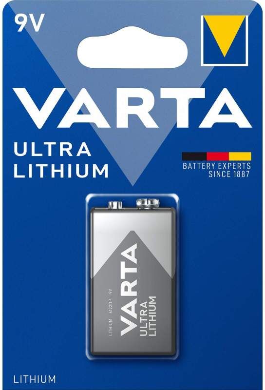 Pile Lithium 9V / 6LR61 Varta Ultra Lithium