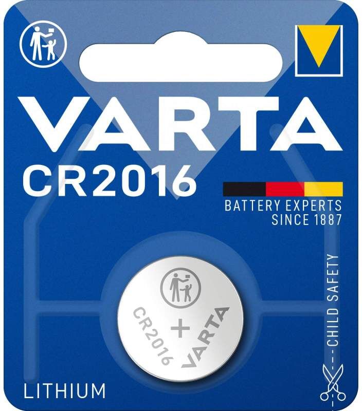 Pile CR2016 Varta Bouton Lithium 3V