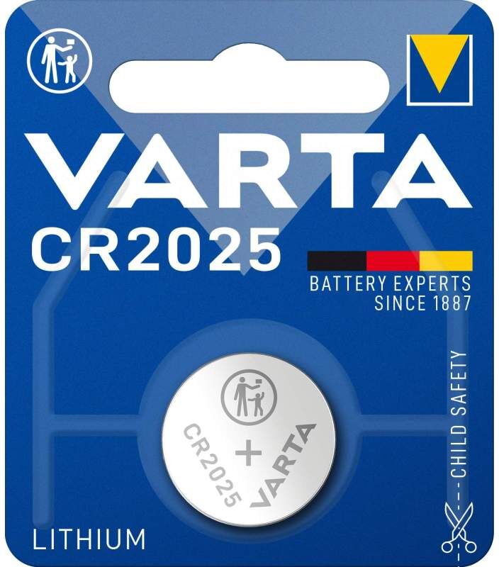 Pile CR2025 Varta Bouton Lithium 3V