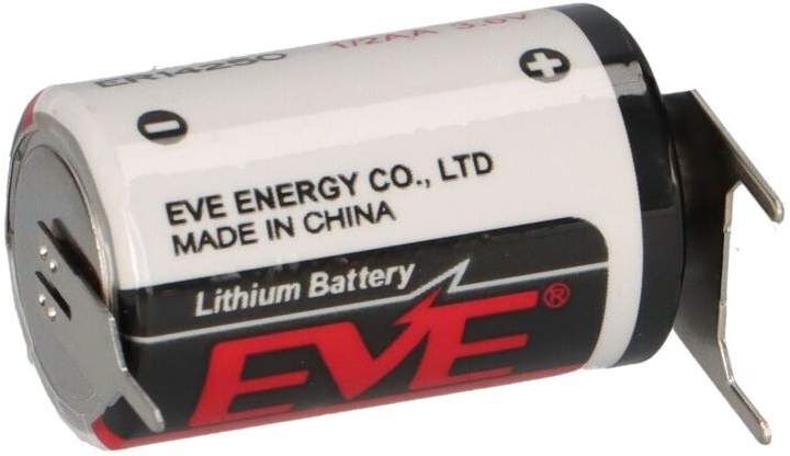 Pile ER14250PFR / 1/2AA 3 pin EVE Lithium 3,6V