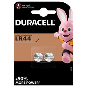 2 Piles LR44 A76 V13GA Duracell Alcaline 15V