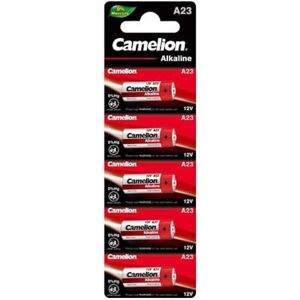 5 Piles A23 V23GA MN21 LR23A Camelion Alcaline 12V