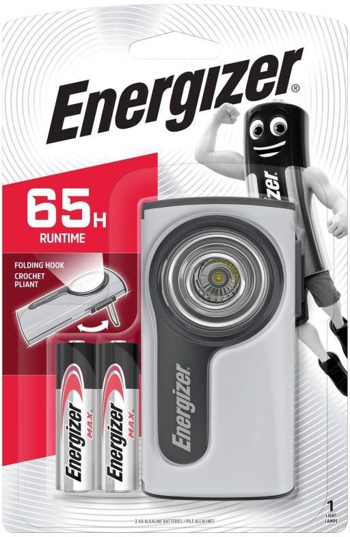 Torche Energizer Compact Led Metal avec 2 piles AA