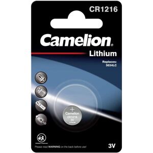 Camelion Pile CR1216 / 5034LC Camelion Bouton Lithium 3V