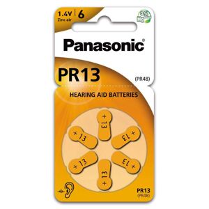 Panasonic 6 Piles Auditives PR13 / PR48 Panasonic Hearing Aid