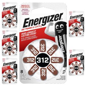 Energizer 48 Piles Auditives 312 / PR41 Energizer EZ Turn & Lock