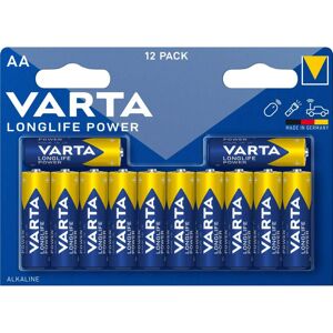 Varta 12 Piles Alcalines AA / LR6 Varta LongLife Power