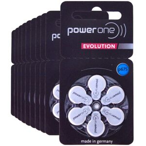 Power One 60 Piles Auditives p675 Power One Evolution Zinc-Air