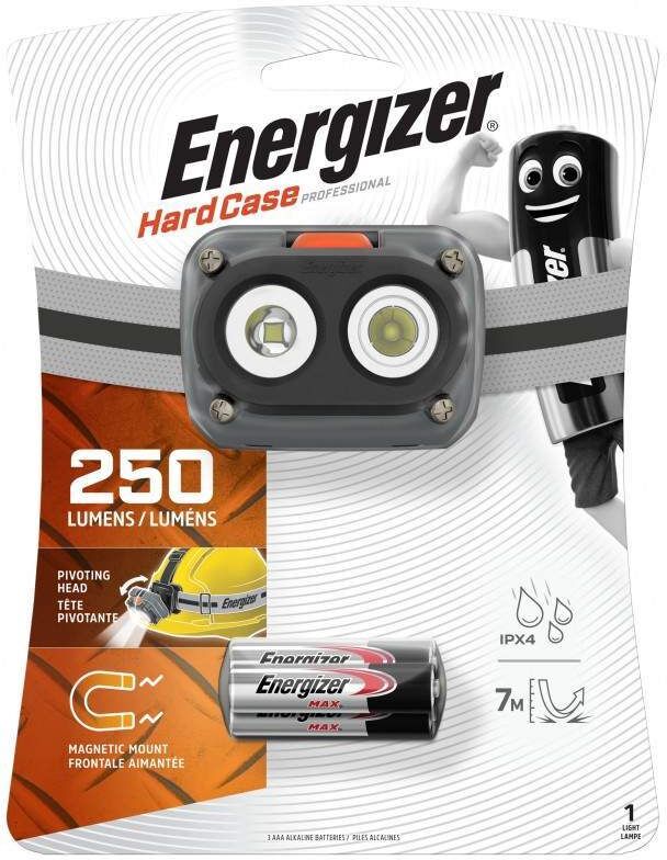 Frontale Energizer Hardcase Headlight Magnet avec 3 piles AAA