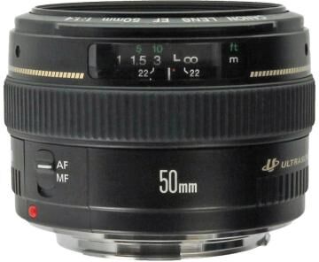 Canon EF 50mm 1:1.4 USM noir reconditionné Canon EF 50mm 1:1.4 USM noir reconditionné