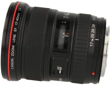 Canon EF 17-40mm 1:4 L USM noir reconditionné Canon EF 17-40mm 1:4 L USM noir reconditionné