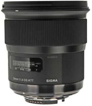 Sigma pour Nikon 24mm 1:1.4 DG HSM Art noir reconditionné