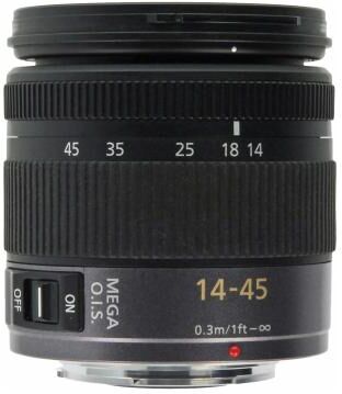 Panasonic 14-45mm 1:3.5-5.6 Lumix ASPH OIS Micro Four Thirds noir reconditionné Panasonic 14-45mm 1:3.5-5.6 Lumix ASPH OIS Micro Four Thirds noir reconditionné