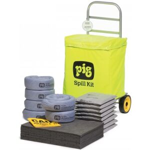 New Pig kit absorbant sur roulettes   usage universel