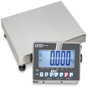 Kern balance plateforme entièrement en inox ip68   capacité 60   150 kg  ...