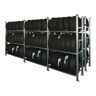 Axess Industries rack à pneus mi-lourd - double face   long. utile 900 mm   haut. ext. 3028 mm