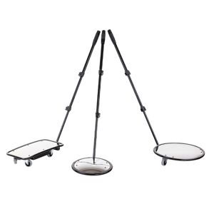 Axess Industries miroir d'inspection éclairage intégré   dim. miroir 200 x 400 mm