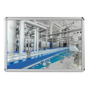 Axess Industries miroir plat « anti bris de verre »   dim. optique 400 x 600 mm   dim. cadre...