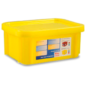 Gilac bac plastique alimentaire gilac haccp - 12 à 55 l   dim. ext. lxlxh 400 x 300...