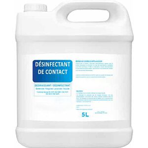 Axess Industries désinfectant virucide multi-surfaces   contenance bidon 5 litres