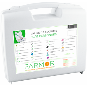 Farmor valise de secours multirisques pour 10 à 50 personnes   nbre de personnes 10...