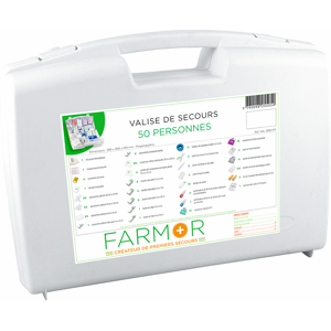 Farmor valise de secours multirisques pour 10 a 50 personnes   nbre de personnes 50