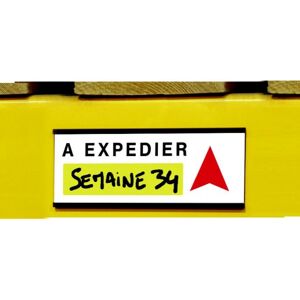 Axess porte etiquette aimante   haut. 15 cm