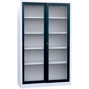 Axess Industries armoire a portes vitrees coulissantes   type monobloc