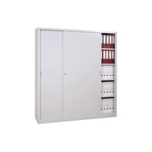 Axess Industries armoire haute metallique a portes coulissantes   modele kit   dim. ext. lxpxh...