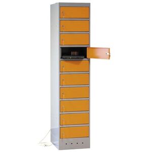 Axess Industries armoire securisee pour ordinateurs portables   nbre de casiers 5  ...