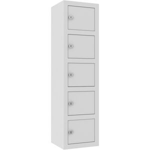 Axess Industries armoire securisee pour petits objets   nbre de casiers 5   fermeture a clef  ...