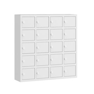 Axess Industries armoire securisee pour petits objets   nbre de casiers 20   fermeture a clef...