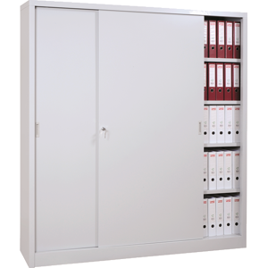 Axess Industries armoire haute métallique à portes coulissantes   modèle kit   dim. ext. lxpxh...