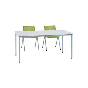 Axess Industries table de bureau polyvalent   dim. plateau lxl 120 x 60 cm   coloris plateau gris