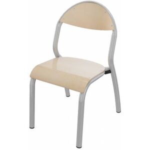 Axess Industries chaise scolaire pour crèche et maternelle bois hêtre   taille 2