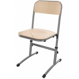 Axess Industries chaise scolaire réglable en bois hêtre